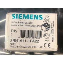 SIEMENS 3RH1911-1FA22 HILFSKONTAKT
