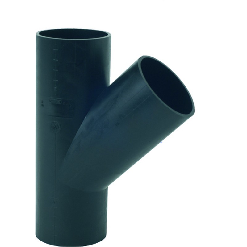 WAVIN 922079S BRANK 45° PE EXHAUST D. 200-200MM