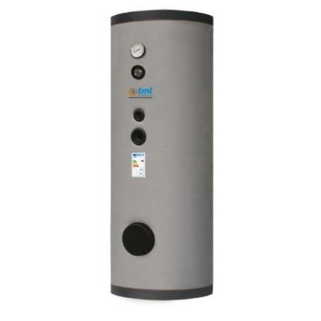 Tml DSFV00800R Kettle lt. 800 porcelain glass with two fixed coil heat exchangers rigid insulation