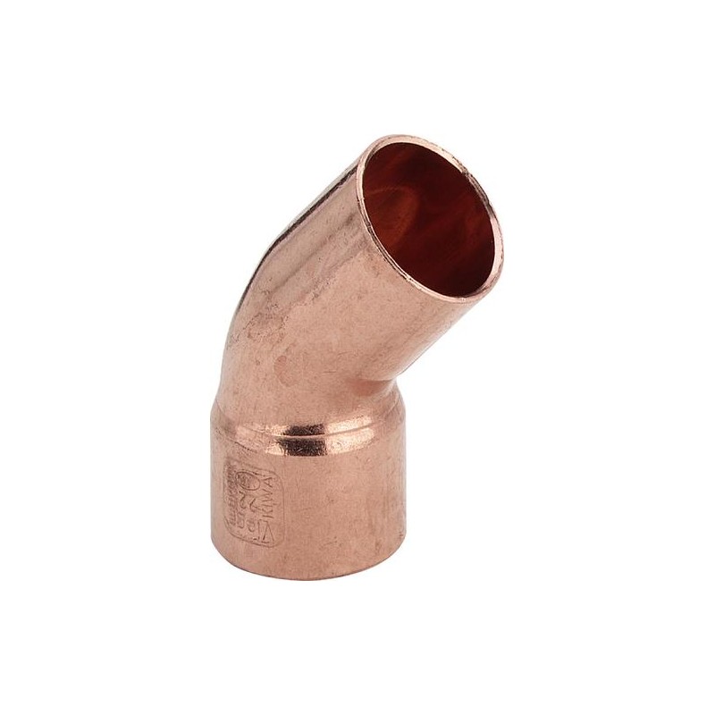 VIEGA RAME A SALDARE CURVA MF 45° D. 22MM