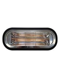 Miami Black Outdoor Infrared Heater 2000W