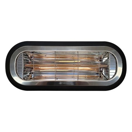 Miami Black Outdoor Infrared Heater 2000W