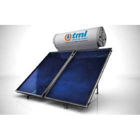 SCN200TI Kit solar de circulación natural Elios para cubierta inclinada 1 colector + 1 caldera de 200lt. + kit de soporte