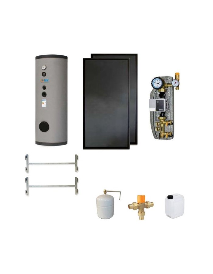 Kit SKS202CS2 Tml 2 colectores PTML2.6AV + 1...