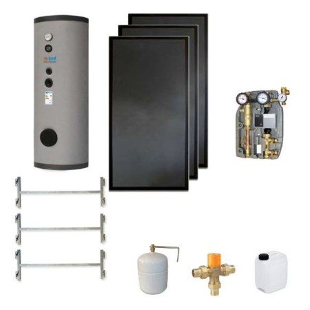 Tml SKS403CS2 Kit 3 PTML2.6AV manifolds + 1 400lt kettle. with a fixed coil + 1 CS2 module + accessories