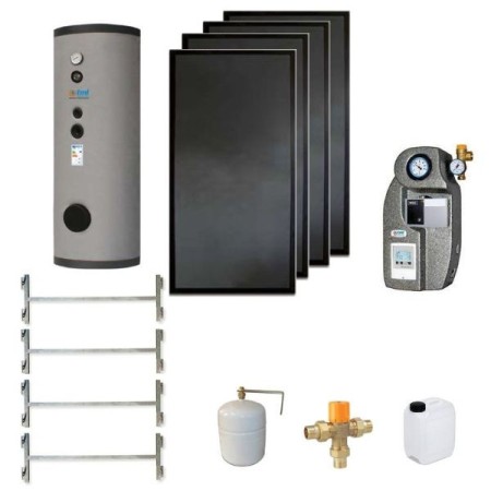 Tml SKD504CS1G Kit 4 colectores PTML2.6AV + 1 hervidor de 500lt. con dos bobinas fijas + 1 módulo CS1G + accesorios