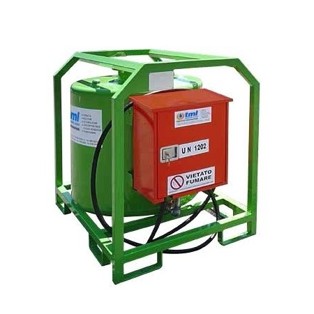 Tml Serbatoio lt. 300 erogatore di gasolio omologato trasportabile