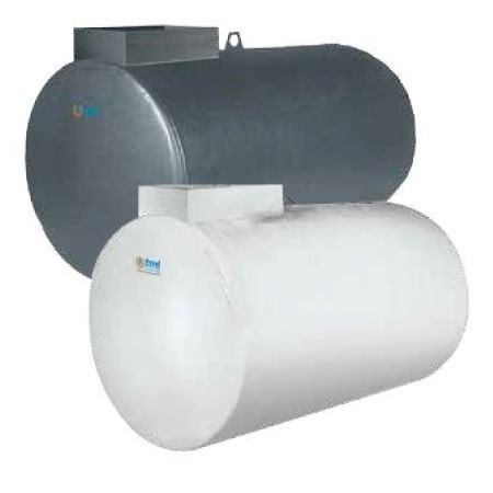 Tml Serbatoio di stoccaggio carburante vetroresinato LT. 20000 in FE doppia parete sp. 50/10-50/10 da interro