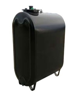 LT fiberglass fluid storage tank. 1600 for outdoor use