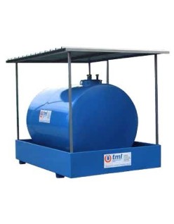 LT lackierter Diesel-Lagertank. 10000 mit Waschbecken für...