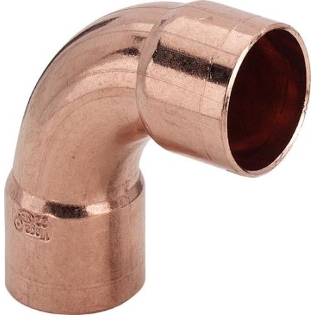 VIEGA COBRE SOLDADURA CURVA FF 90° D. 22MM