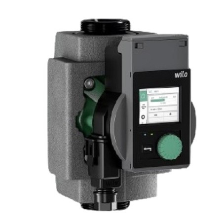 Wilo STRATOS PICO 30/0,5-4 Circolatore premium singolo rotore bagnato, alta efficienza, tecnologia EC per la regolazione elettronica, attacchi filettati 1" PN10, interasse 180mm, 1X230V