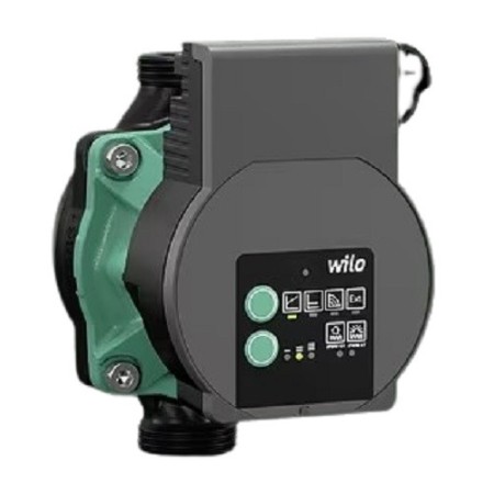 Wilo VARIOS PICO-STG 15/1-8 Circulador de rotor húmedo simple, motor de imanes permanentes EC para sistemas de aire acondicionado y energías renovables, conexiones roscadas PN10 de 1/2", distancia entre ejes de 130 mm, 1X230V