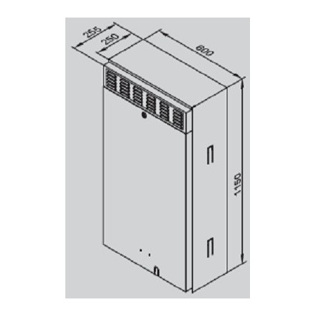 Viessmann 7178859 Built-in sheet metal box for outdoor boiler