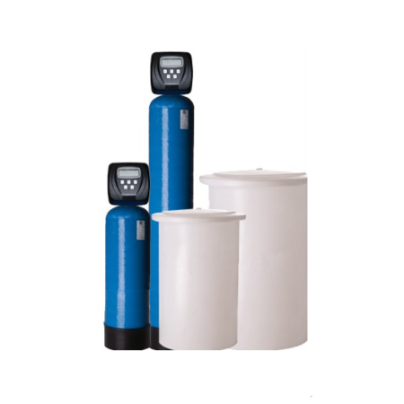 Addolcitore acqua doppio corpo Clack WS1CI 1" elettronico (Rig. Volume-tempo) 25lt. resina