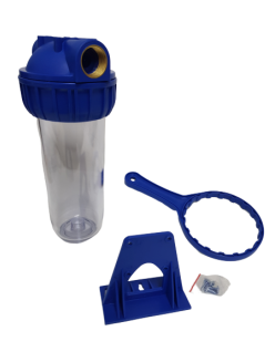 Standard 3-Piece 10" Transparent IN-OUT 1" Enclosure with...