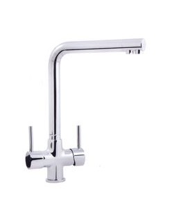 Mitigeur d’évier à bec haut à 3 voies avec sortie d’eau...