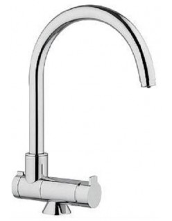 3-way reclining sink mixer for window sill, separate...