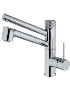 Mitigeur d’évier à 3 voies avec douche extractible à deux...