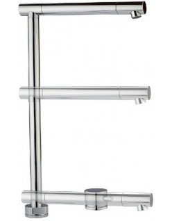 Telescopic sink mixer for under window adjustable height...
