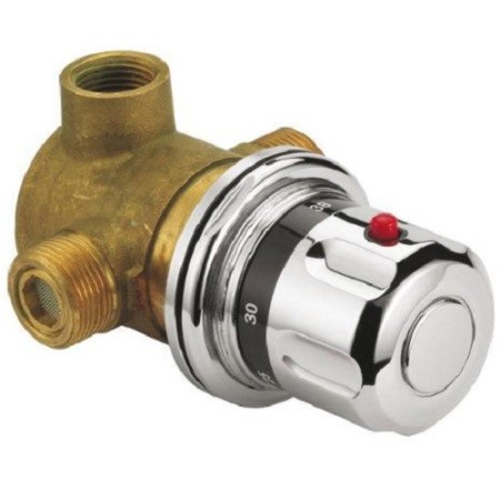 Mitigeur thermostatique encastrable chromé