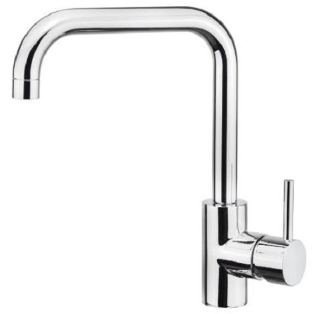 Sink mixer with high square spout chrome