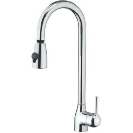 Mezclador de lavabo GINGER con teleducha extraíble cromado