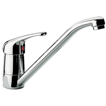 Sink mixer with short lever chrome