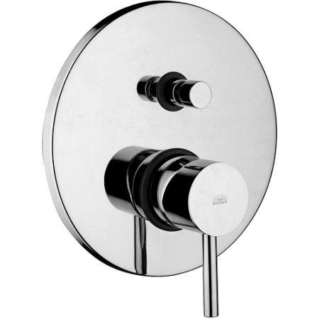 Mezclador de baño/ducha empotrado con desviador Stick cromado