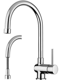 Waschtischmischer mit ausziehbarer Dusche Stick Series chrom