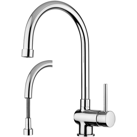 Mitigeur d’évier avec douchette extractible Stick Series chrome