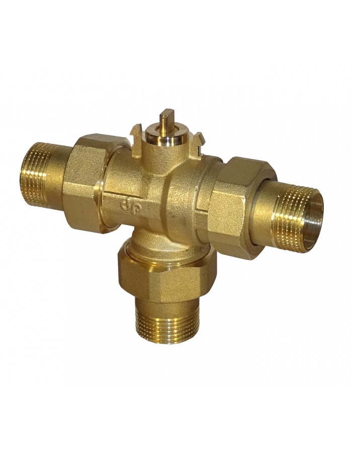 Schnelles Ventil 3-Wege-Seitenweiche d. 3/4"...