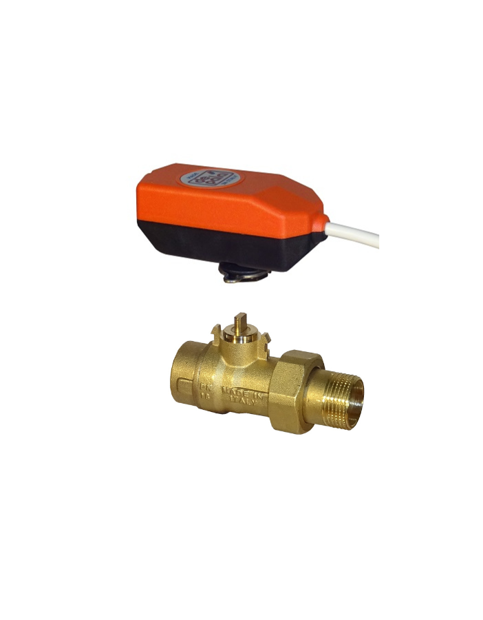 Fast ball valve 2 ways d. 1/2" type all/nothing...