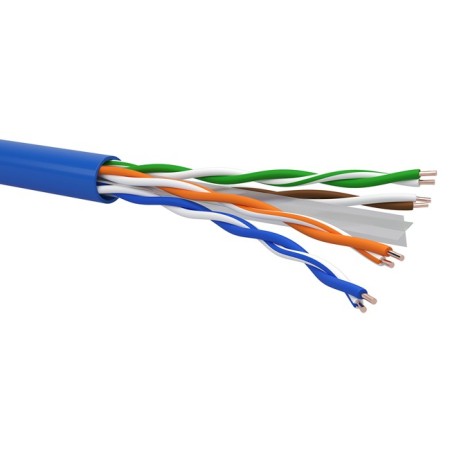QUBIX M0502701 R6UT4H24 U/UTP KABEL CAT.6 4X2XAWG24/1 ÃÂÂ UNGESCHIRMT ÂÂÂ MANTEL LSZH EUROCLASS ECA (PRO MT.)