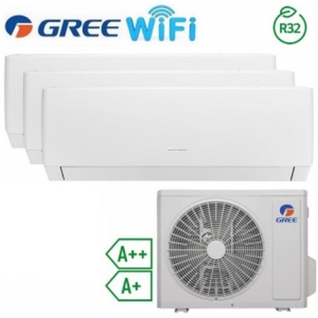 Gree PULAR Trial split 9000+9000+9000btu wifi A++/A+ R32 con unità esterna da 21000btu