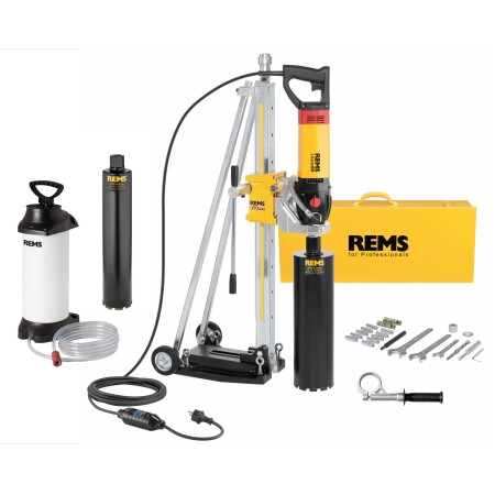 Rems Picus SR Set UDKB LS 132 carotteuse électrique + récipient sous pression + pointe de centrage