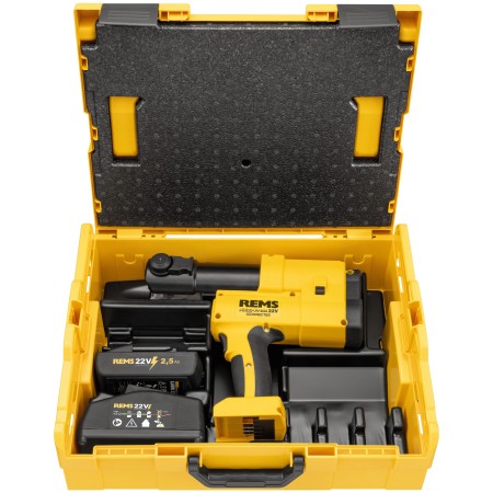 Rems Akku-Press 22V Connected Basic-Pack L-Boxx Agrafeuse sur batterie