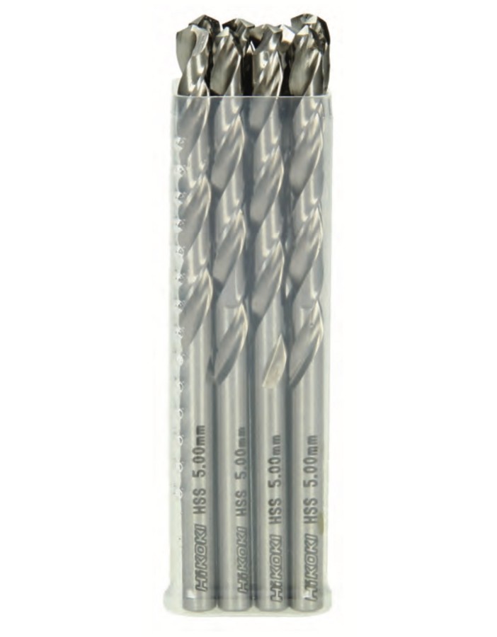 Hikoki 5 bits hss x metal clindrical shank...