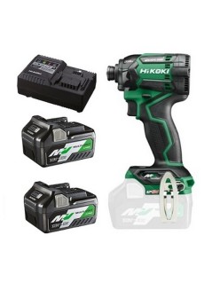 Llave de impacto Hikoki 36v, hexagonal1/4", 2xmva