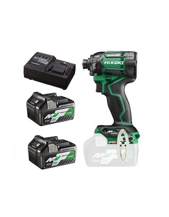 Llave de impacto Hikoki 36v, hexagonal1/4", 2xmva