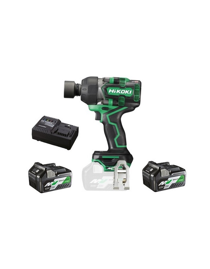 Hikoki 36v Impact Wrench, 1/2" Square, 2xmva