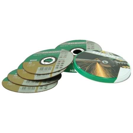 Hikoki box 10 cutting wheels x stainless steel d.115x1mm
