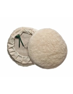 Bonnet en laine Hikoki uni d’agneau. D.180mm