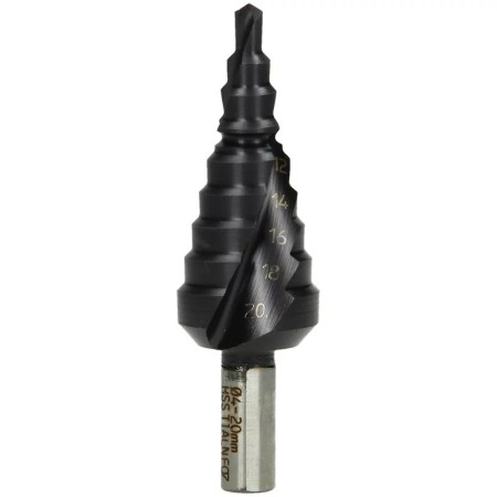 Hikoki Stufenfräser spiral tialn d.4-20