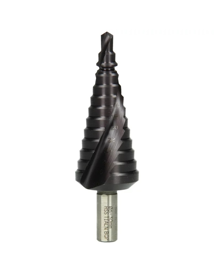 Hikoki Stufenfräser spiral tialn d.6-30