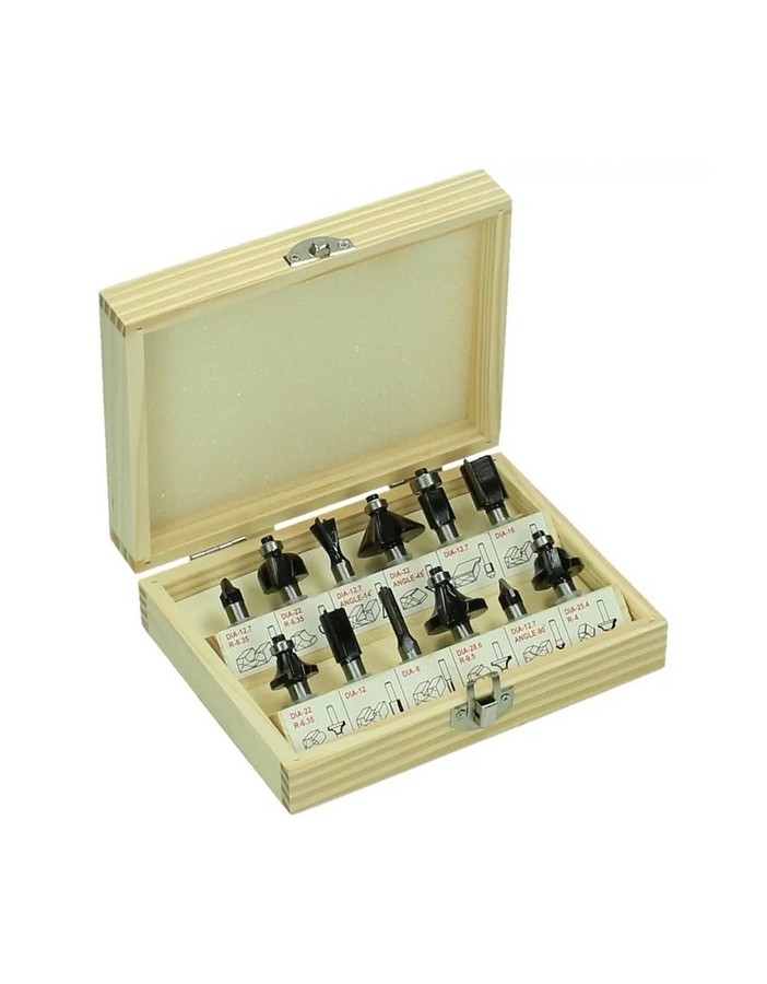 Hikoki kit 12 frese assortite gambo d.8mm