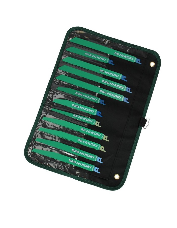 Kit Hikoki 12 hojas para sierra universal