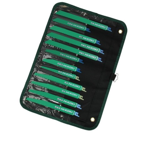 Kit Hikoki 12 lames pour scie universelle
