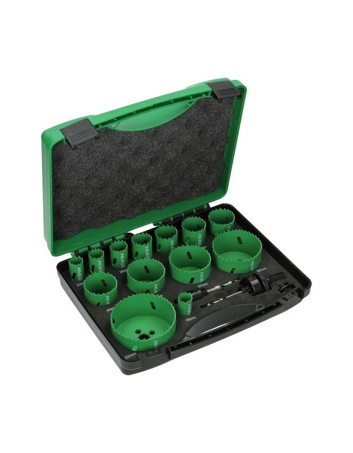 Kit Hikoki 13 scies cloches hss x instal.