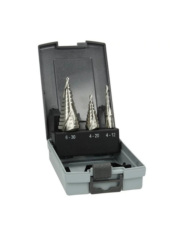 Hikoki kit 3 frese gradini spiroidali hss d.4-30mm